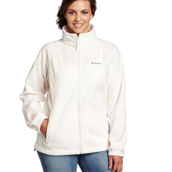 Columbia Benton Fleece Jacket Ivory/ Sea Salt Size 1X NWOT! - Picture 1 of 15
